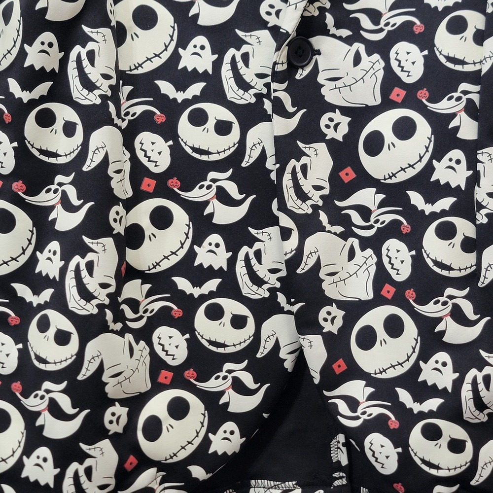 Disney Parks Nightmare Before Christmas Glow In Dark Jack Skellington Blazer LG - Picture 13 of 16